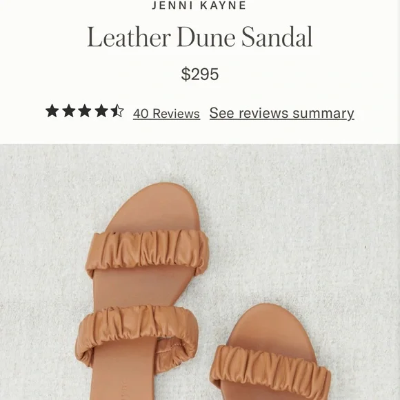 Jenni Kayne Leather Dune Sandals - Picture 4 of 5